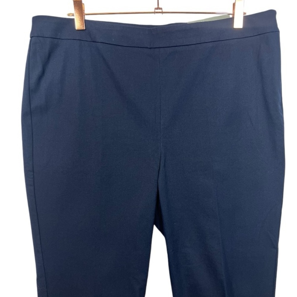 NWT Talbots Chatham Crop Pants Navy 14 - Picture 8 of 13
